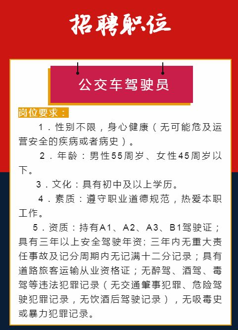 新化司機(jī)最新招聘信息概覽